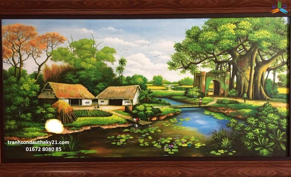 Tranh phong cảnh đồng quê 018