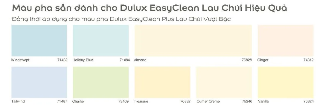 Bảng màu sơn dầu Dulux khi phối cùng nội thất bảng màu sơn dầu Dulux lau chùi hiệu quả cho nội thất