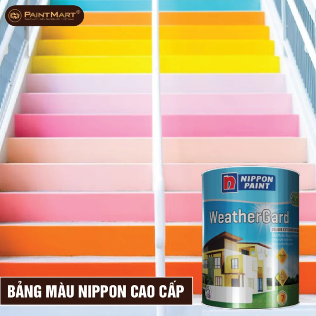 Bảng màu sơn dầu Nippon cần đối chiếu với mẫu thực tế bảng màu sơn dầu nippon cập nhật dùng để đối chiếu mẫu thật