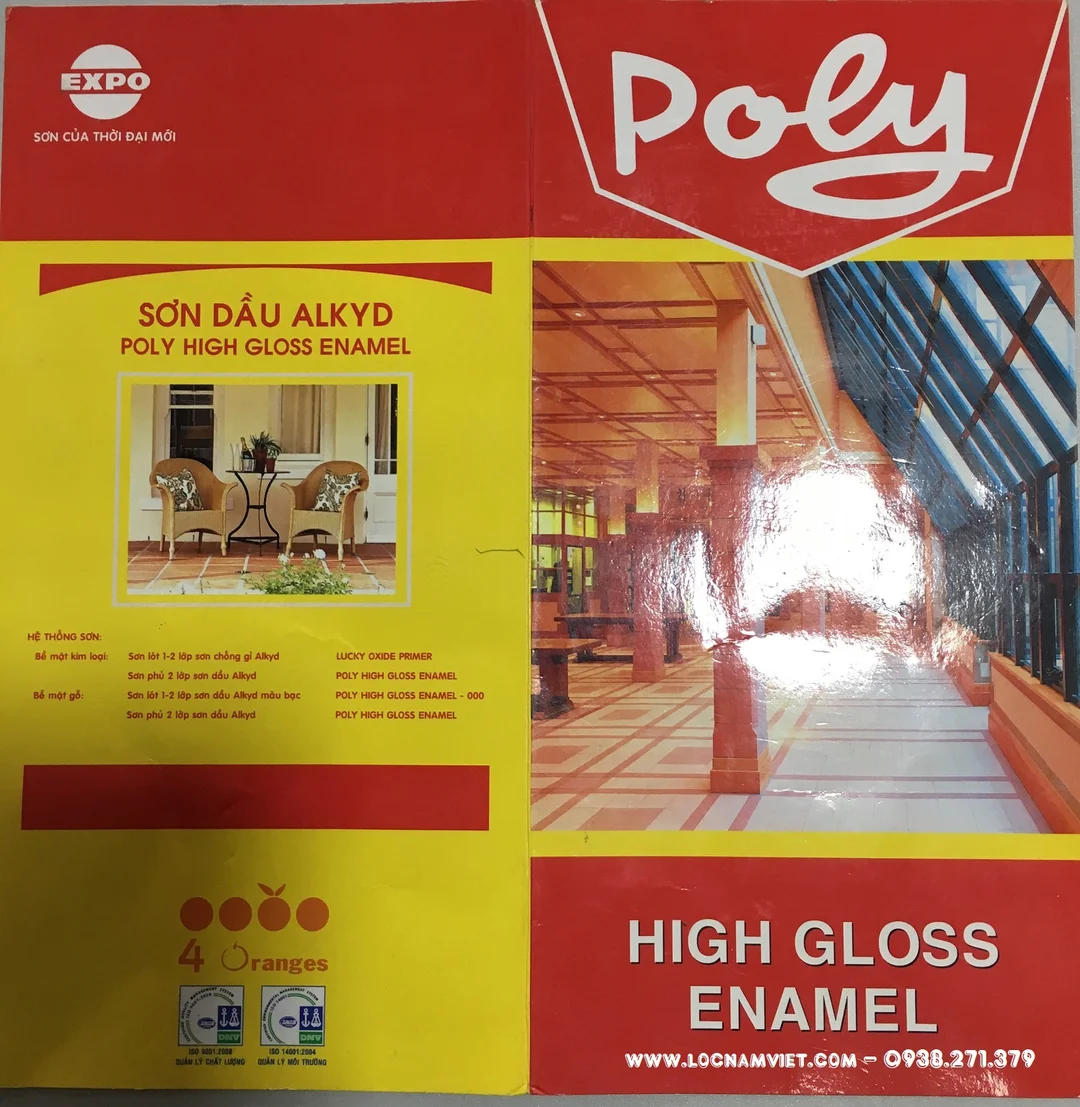 Bảng màu sơn dầu Poly cho sắt gỗ và trang trí Bảng màu sơn dầu Poly cho sắt gỗ và trang trí