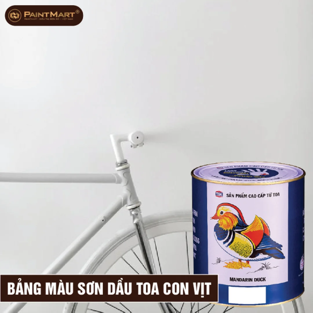 Bảng màu sơn dầu TOA Con Vịt cập nhật bảng màu sơn dầu toa con vịt cập nhật mã màu TOA