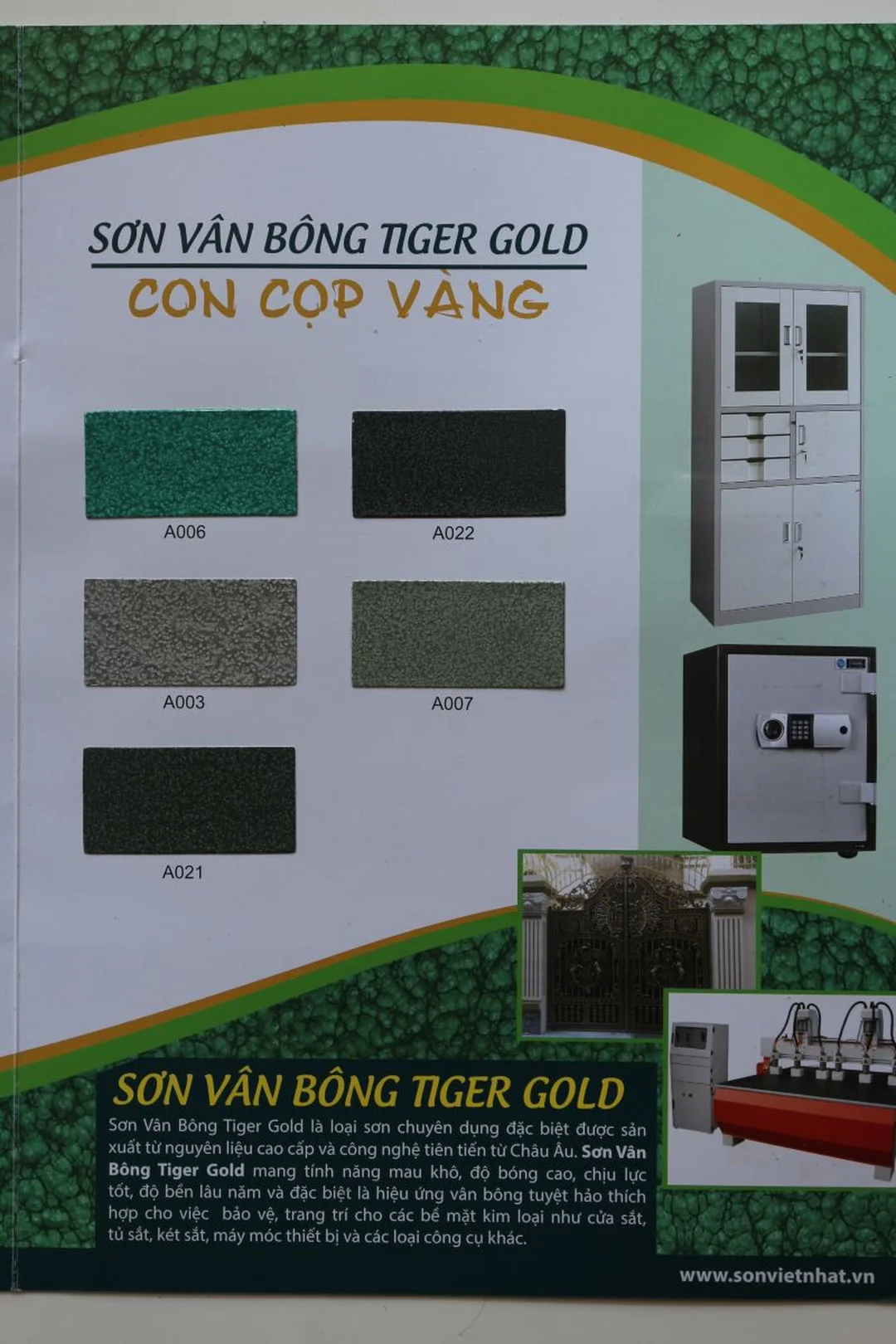 Bảng màu công trình Sơn Việt Nhật bảng màu sơn dầu việt nhật chụp từ bảng màu công trình