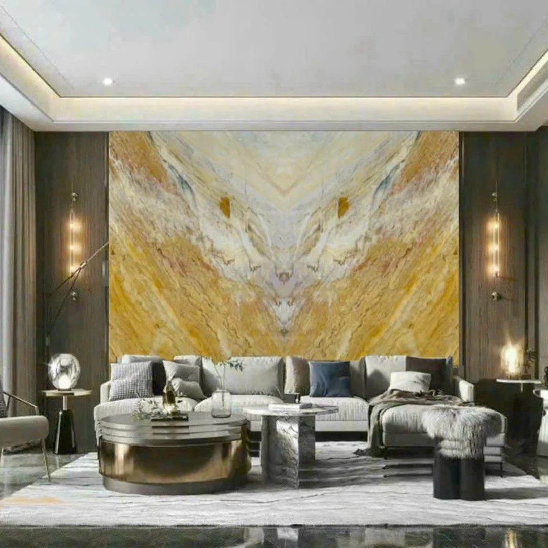 báo giá tranh đá ốp tường granite hoàn thiện phòng khách