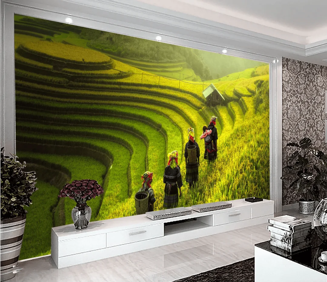 Báo giá tranh dán tường chất liệu lụa canvas báo giá tranh dán tường chất liệu lụa canvas