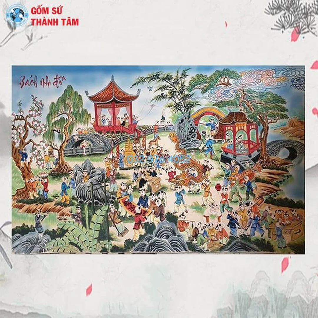 Báo giá tranh gốm ốp tường vẽ tròn báo giá tranh gốm ốp tường vẽ tròn chủ đề trang trí