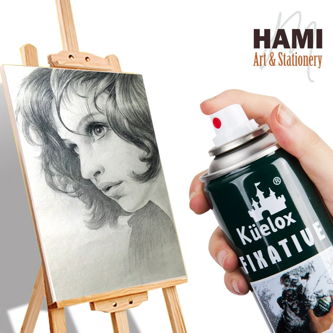 Bảo quản tranh chì bằng fixative đúng khoảng cách bảo quản tranh chì bằng fixative đúng khoảng cách
