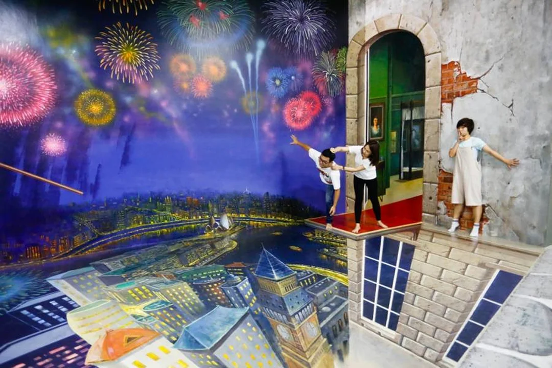 Không gian sống ảo tại bảo tàng tranh 3D Art in Paradise bảo tàng tranh nghệ thuật 3d art in paradise không gian sống ảo 2026