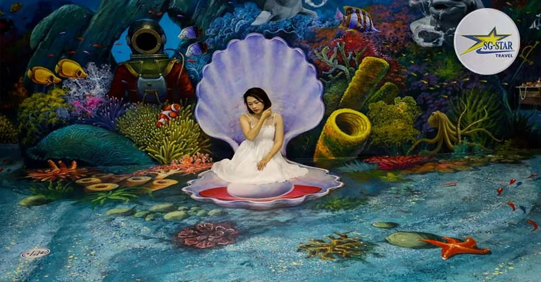 Vé tham quan bảo tàng tranh 3D Art in Paradise bảo tàng tranh nghệ thuật 3d art in paradise vé tham quan 2026