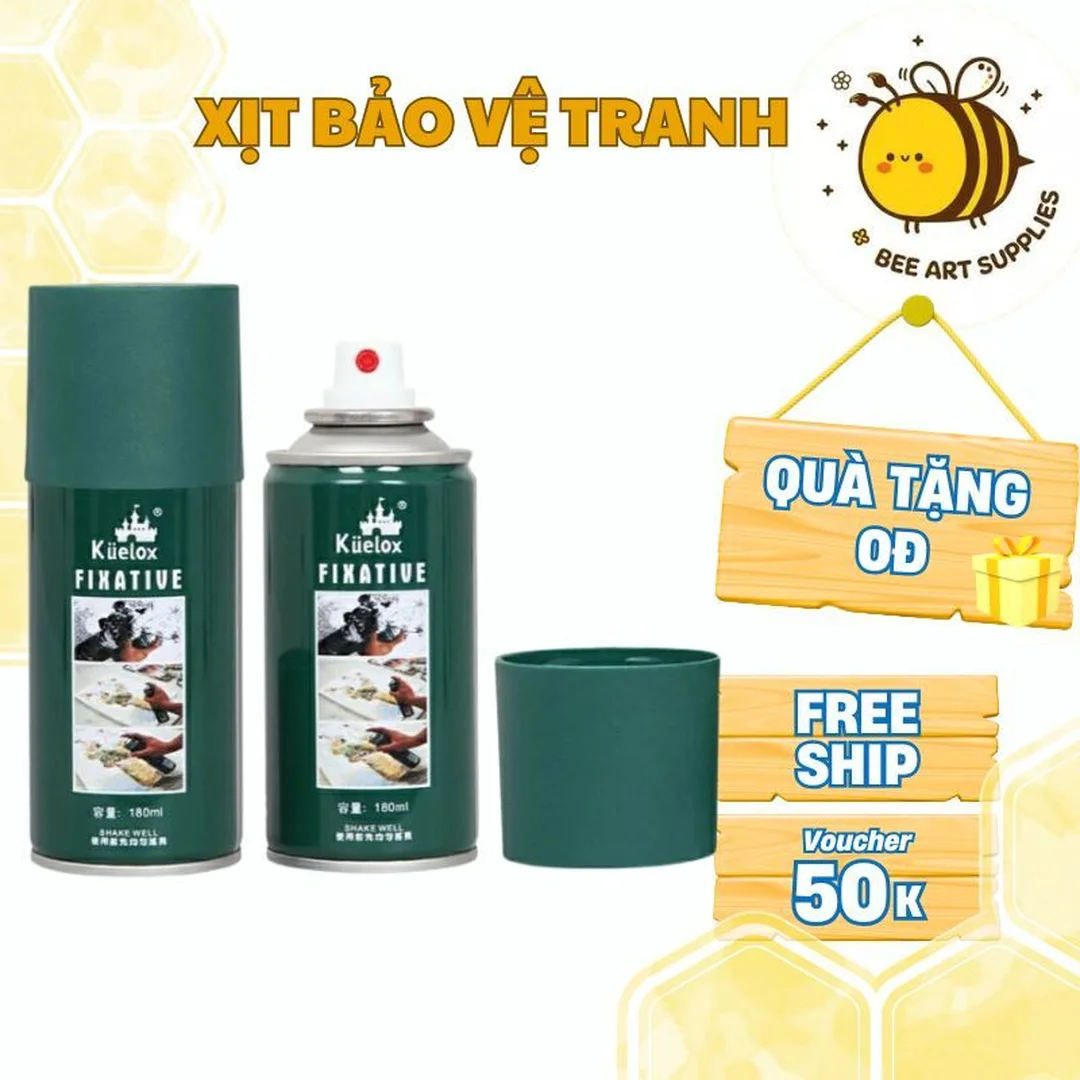 Bình xịt bảo quản tranh 180ml bình xịt bảo quản tranh 180ml cho người mới vẽ