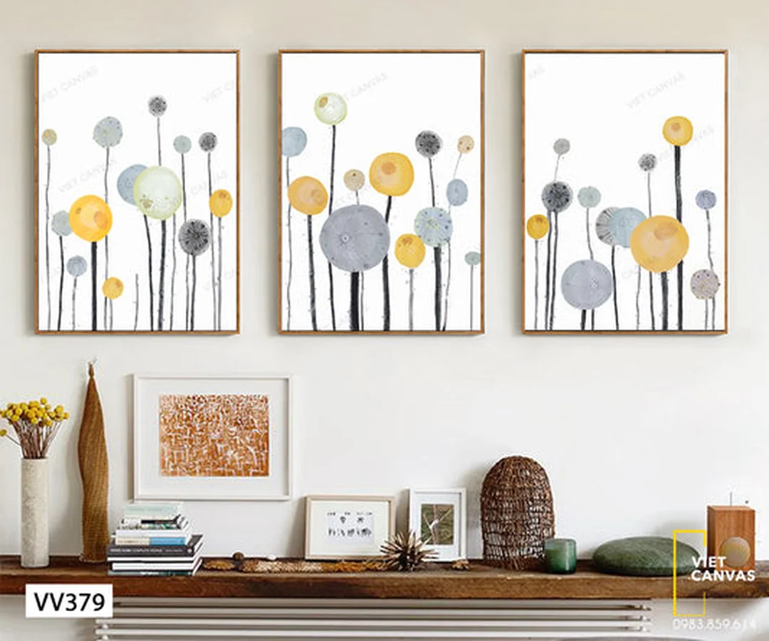 bộ tranh treo tường cây trừu tượng cho phòng khách bộ tranh treo tường cây trừu tượng cho phòng khách