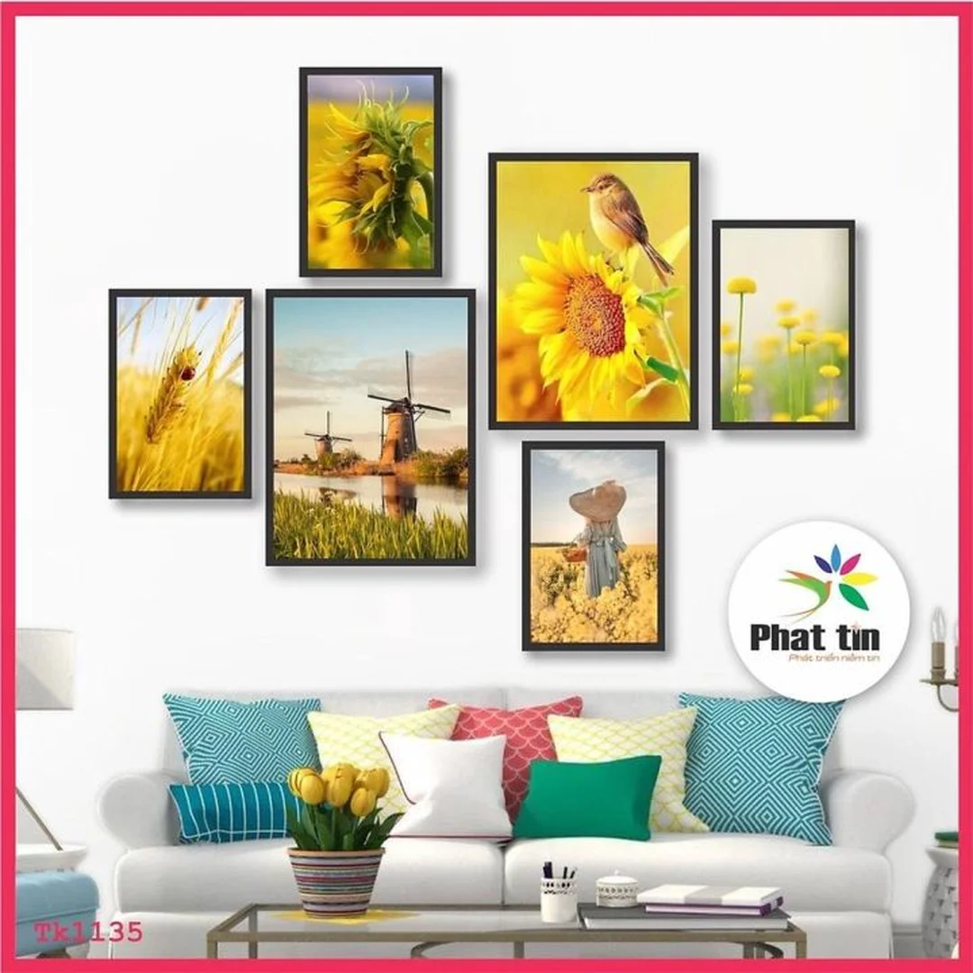 Bức tranh treo tường trang trí nội thất theo bộ hiện đại Bức tranh treo tường trang trí nội thất theo bộ hiện đại