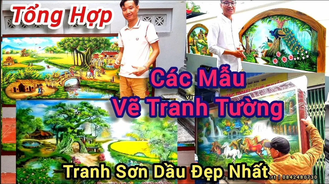 Các mẫu tranh sơn dầu đẹp giá rẻ và tranh treo tường