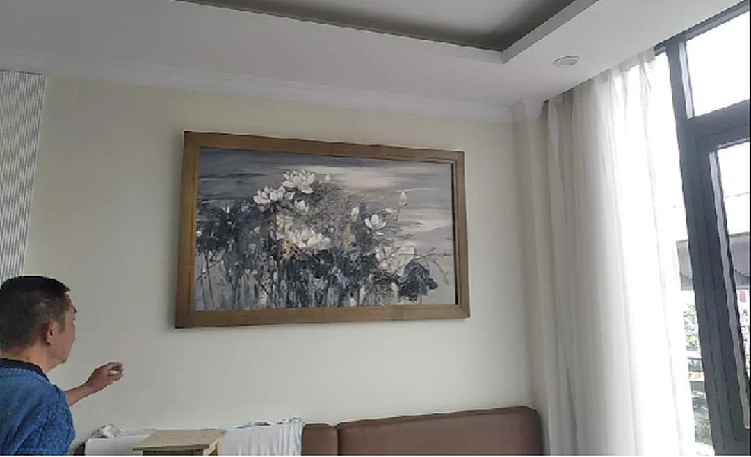 Khoan vít nở để treo khung tranh lớn lên tường cách treo khung tranh lớn lên tường bằng vít nở và khoan tường