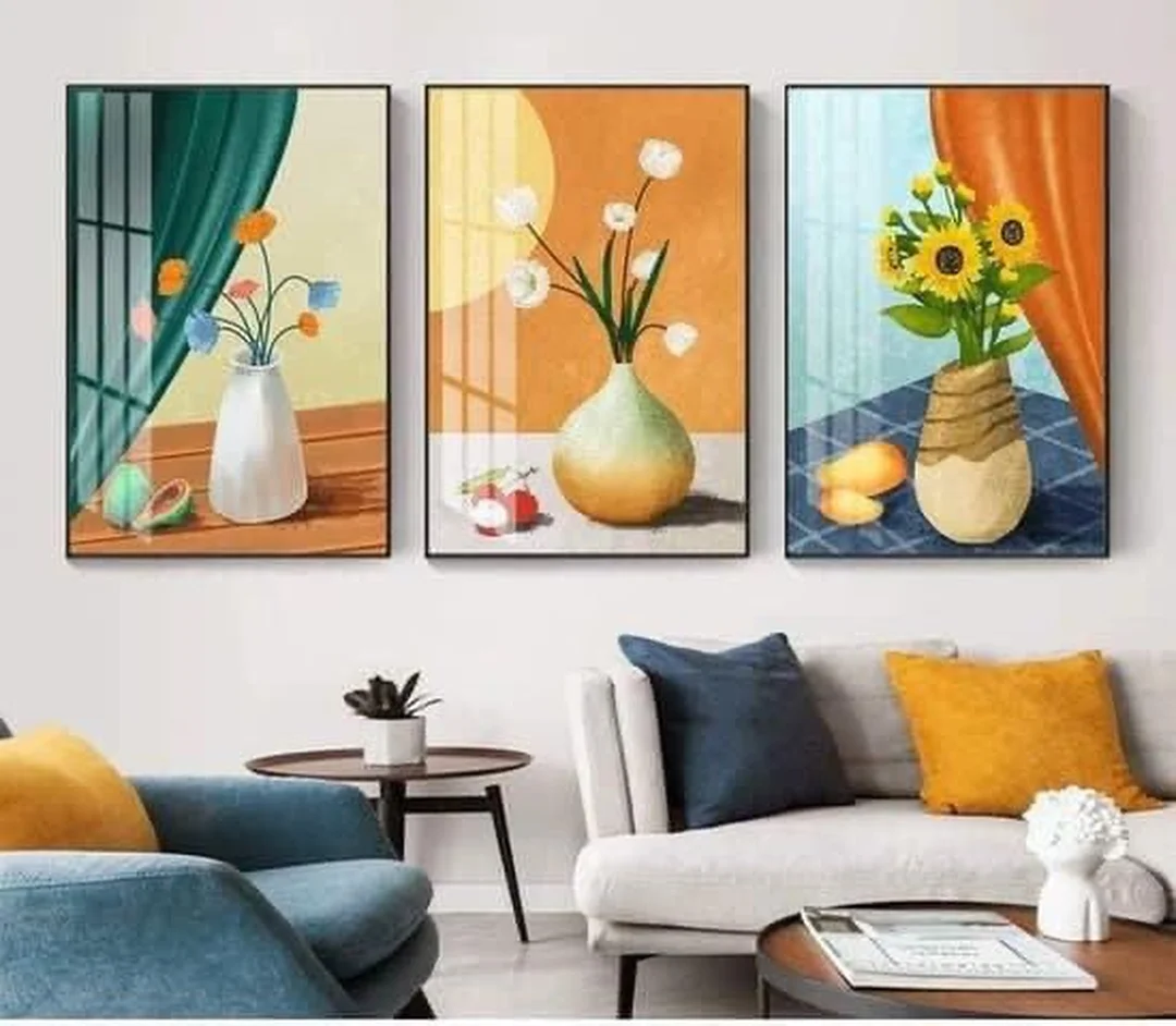 cách treo tranh đẹp trong không gian nội thất