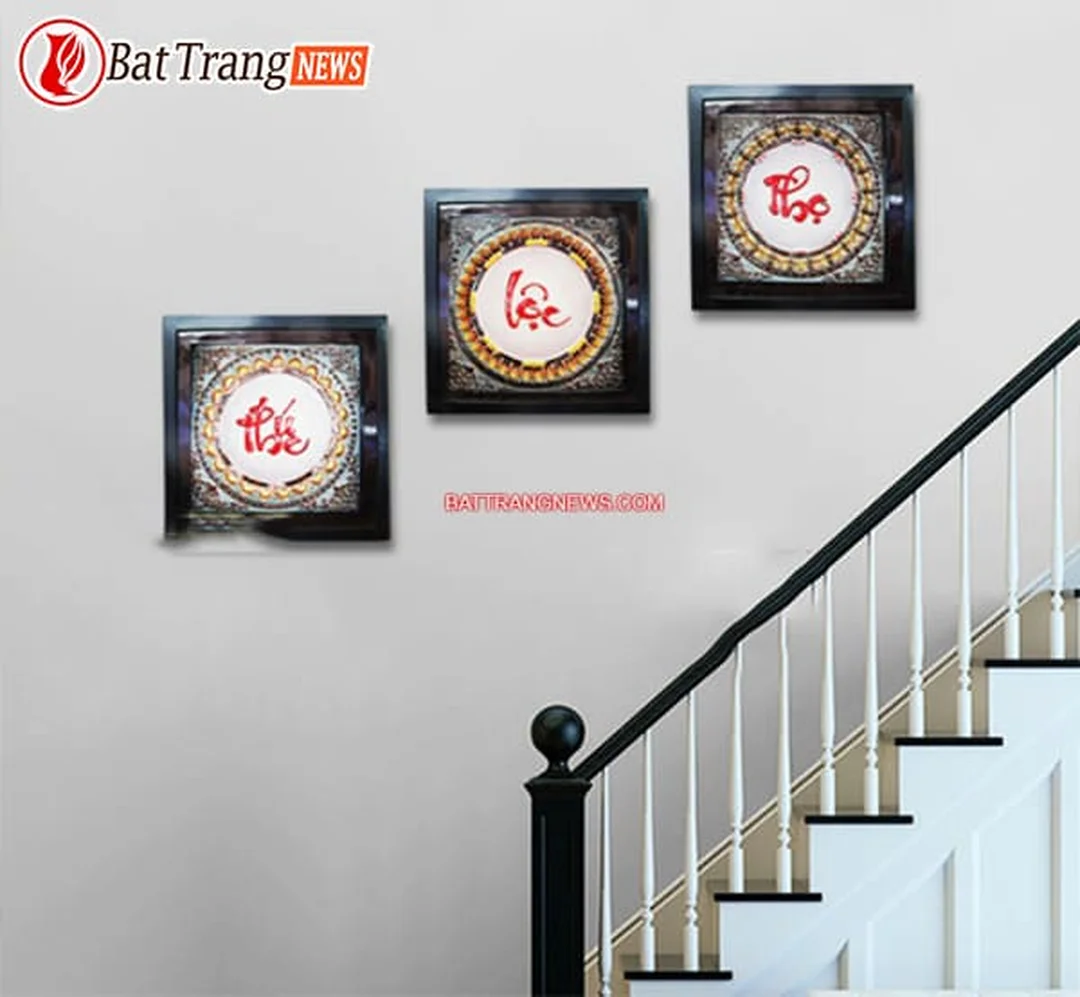 cách treo tranh phúc lộc thọ bằng gốm sứ cách treo tranh phúc lộc thọ bằng gốm sứ bát tràng