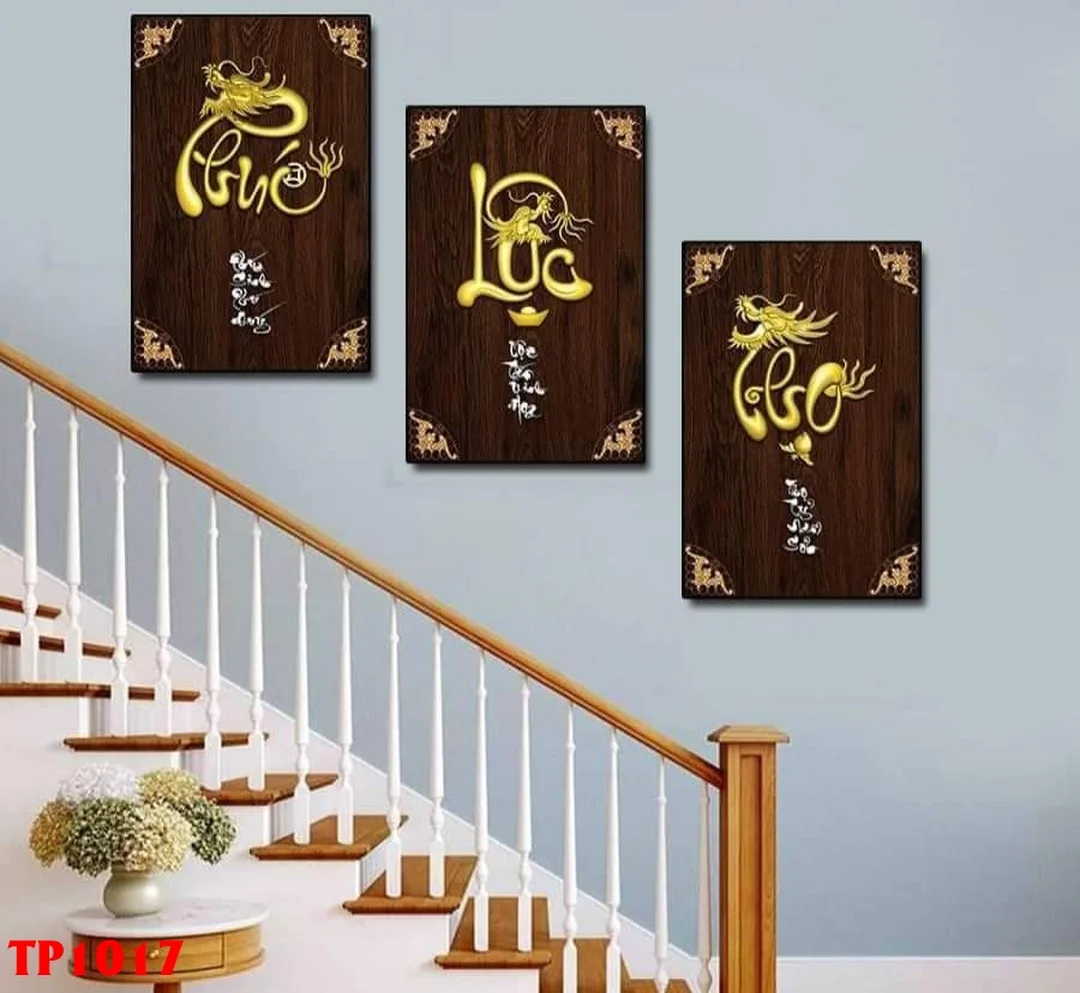 cách treo tranh phúc lộc thọ ở cầu thang cách treo tranh phúc lộc thọ ở cầu thang theo chiều dọc