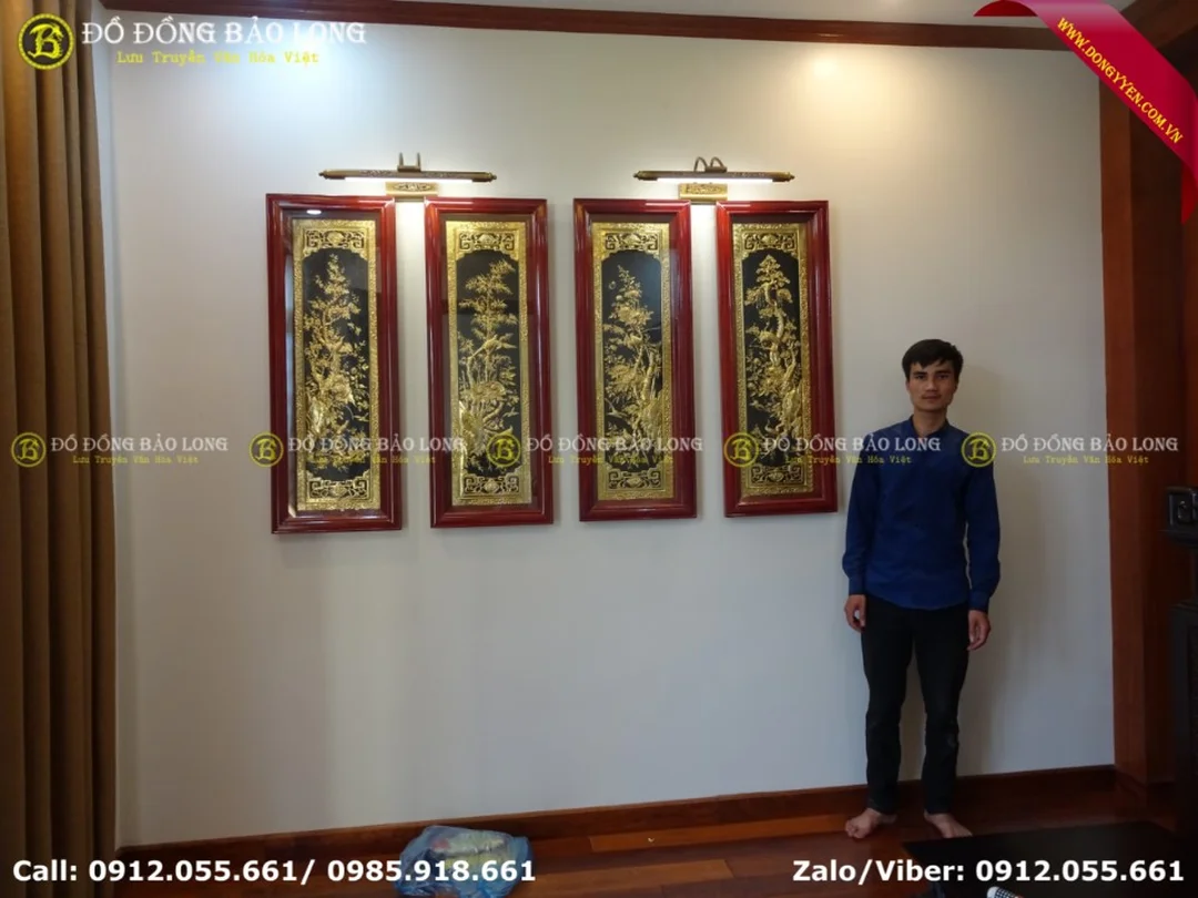 Cách treo tranh xuân hạ thu đông hợp phong thủy cách treo tranh xuân hạ thu đông hợp phong thủy