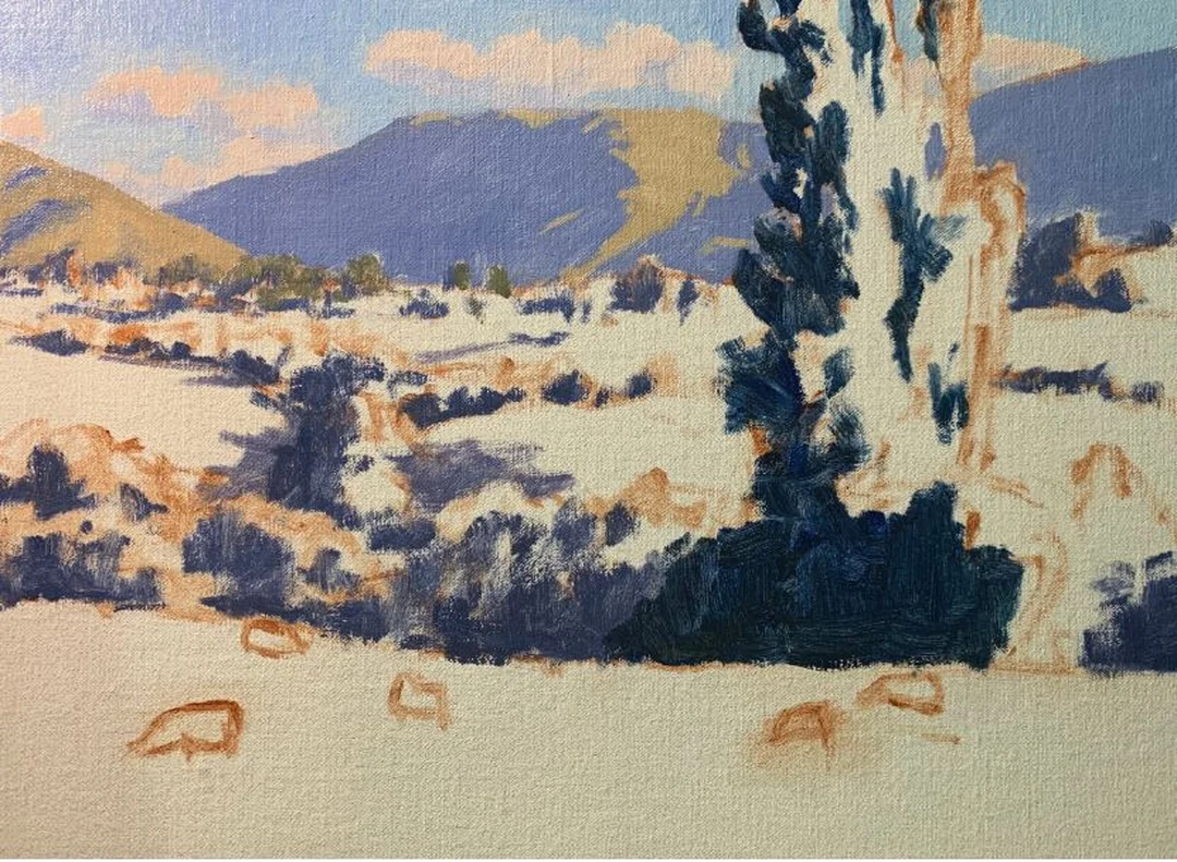 Sắc độ cây và ruộng trong cách vẽ bức tranh đồng quê cách vẽ bức tranh đồng quê với sắc độ cây và ruộng