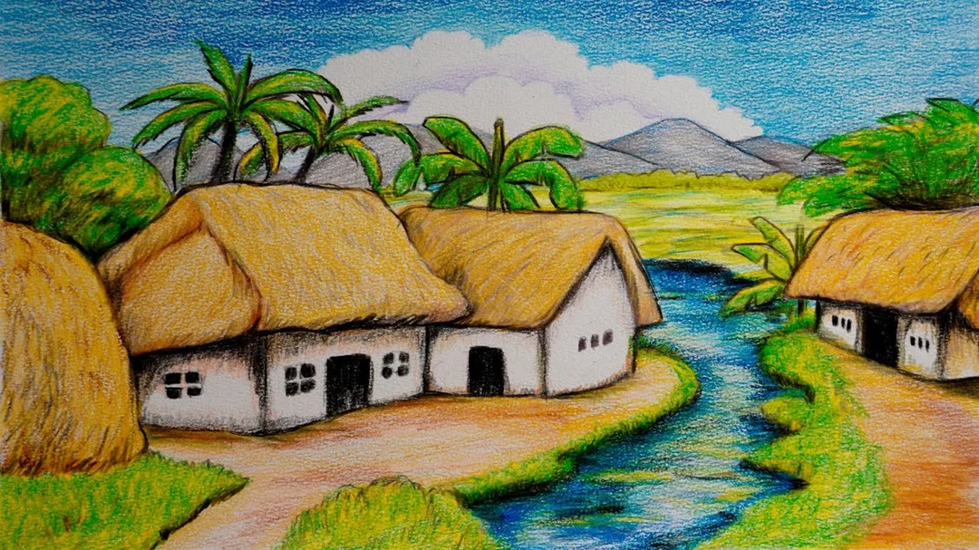 cách vẽ tranh đồng quê qua câu hỏi thường gặp