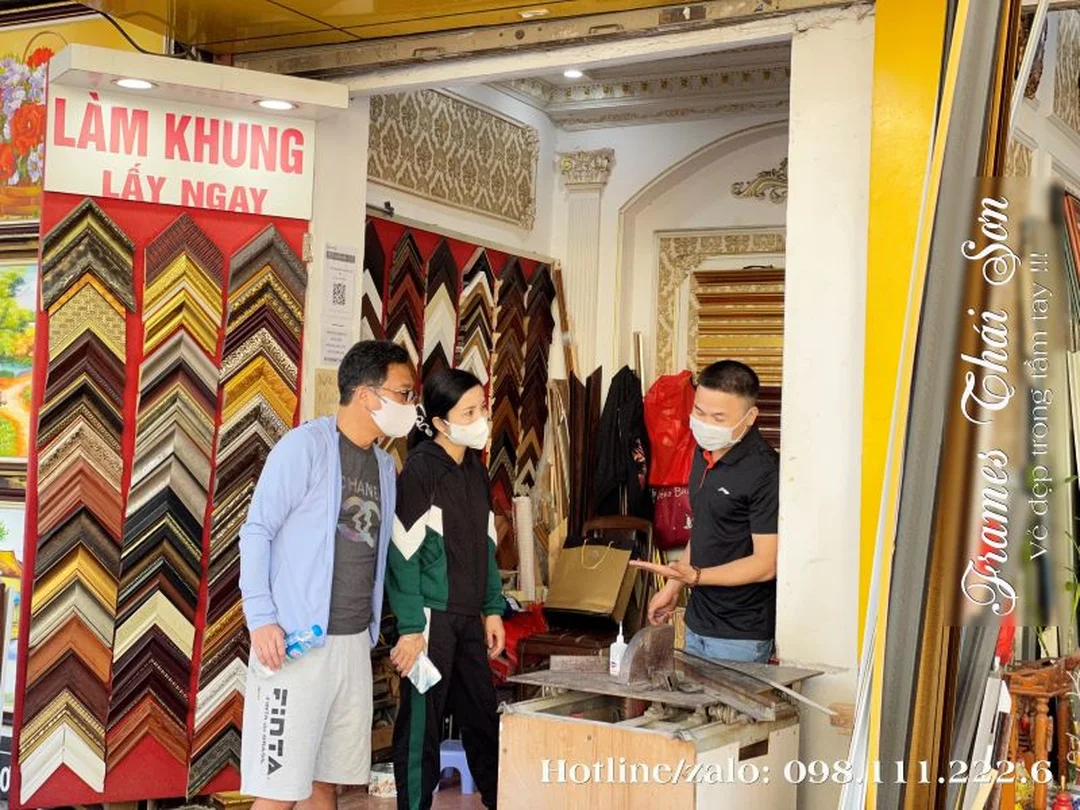 cửa hàng khung tranh thái sơn với hình ảnh xưởng và sản phẩm thực tế cửa hàng khung tranh thái sơn với hình ảnh xưởng và sản phẩm thực tế