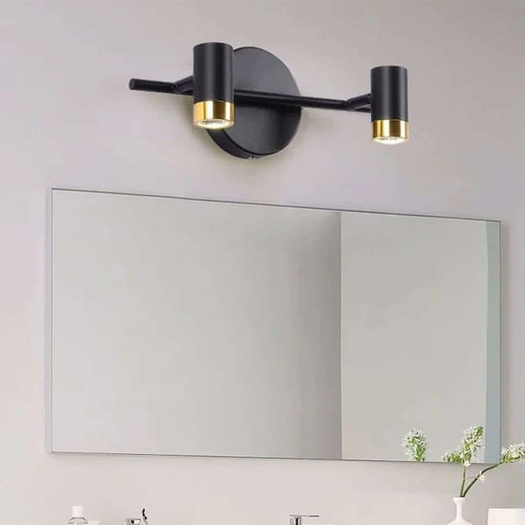đèn rọi tranh treo tường hai bóng cho tranh và gương
