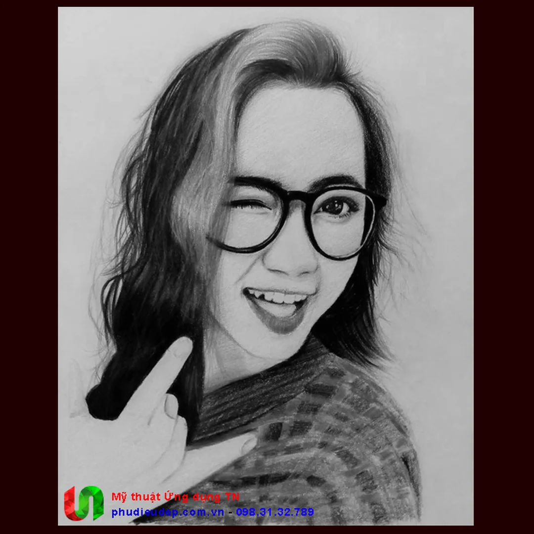 dịch vụ vẽ tranh chân dung chì từ ảnh rõ mặt