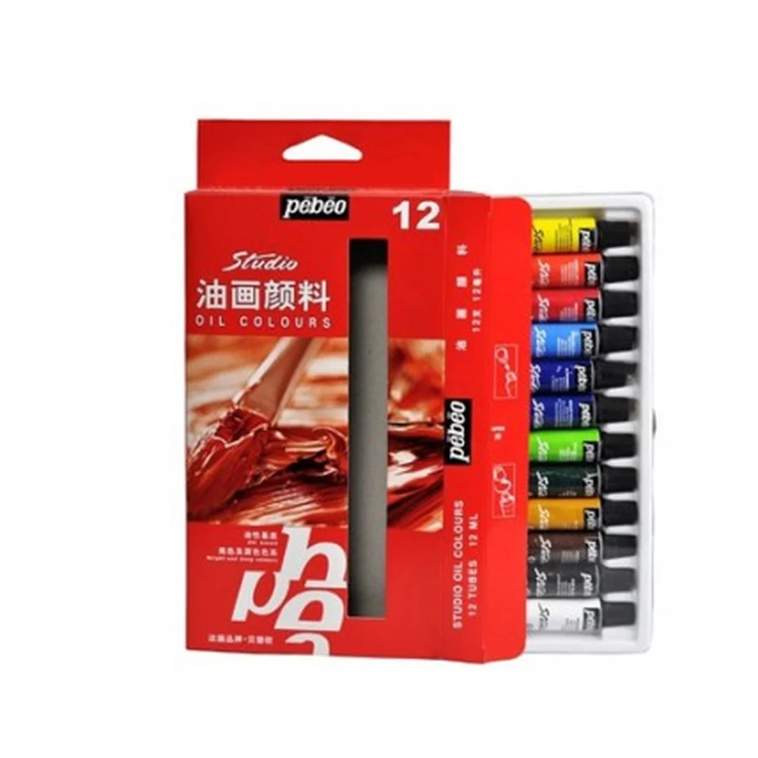 giá màu sơn dầu Pebeo set 12ml cho người mới