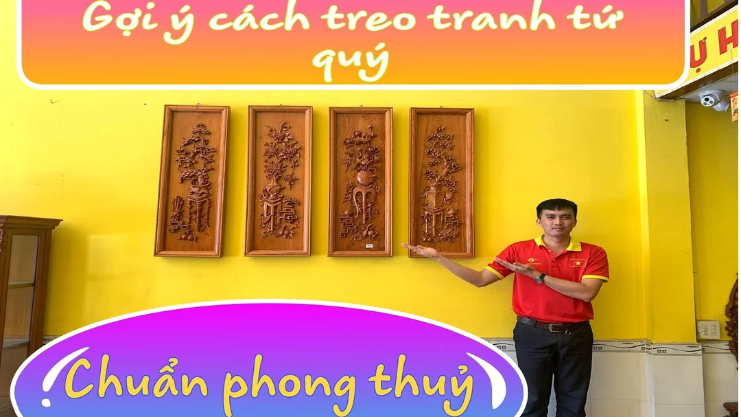 Gợi ý cách treo tranh tứ quý chuẩn phong thủy