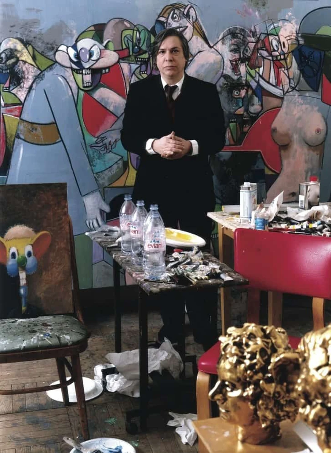 họa sĩ nổi tiếng hiện nay qua chân dung biến dạng của George Condo