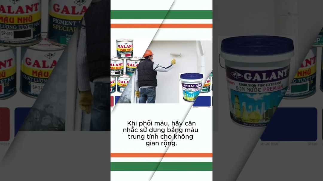 Khám phá bảng màu sơn Galant và cách chọn màu thực tế