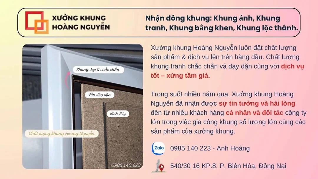 Khung tranh Biên Hòa tại xưởng trưng bày tranh gạo khung tranh biên hòa tại xưởng trưng bày tranh gạo
