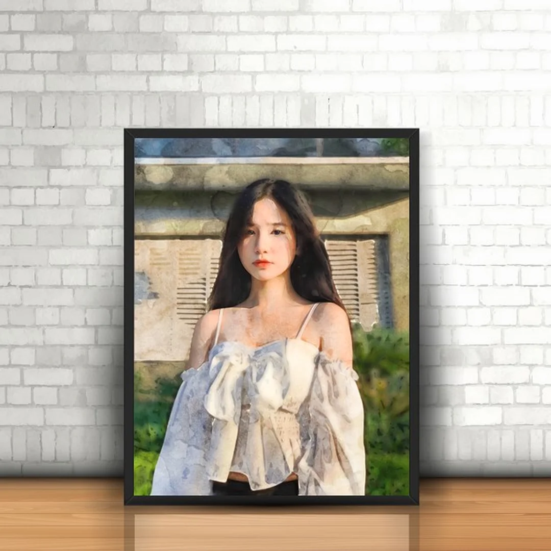 Khung tranh chân dung tráng gương hiện đại khung tranh chân dung tráng gương hiện đại