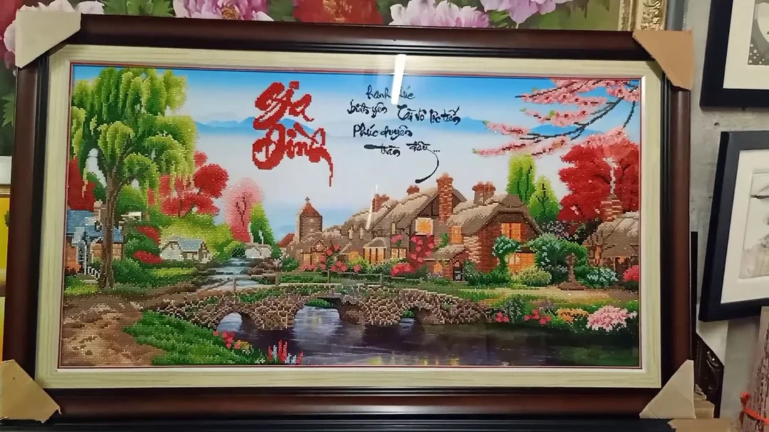 Khung tranh đà nẵng hướng dẫn căn tranh trước khi đóng khung tranh đà nẵng video hướng dẫn căn tranh khi đóng khung