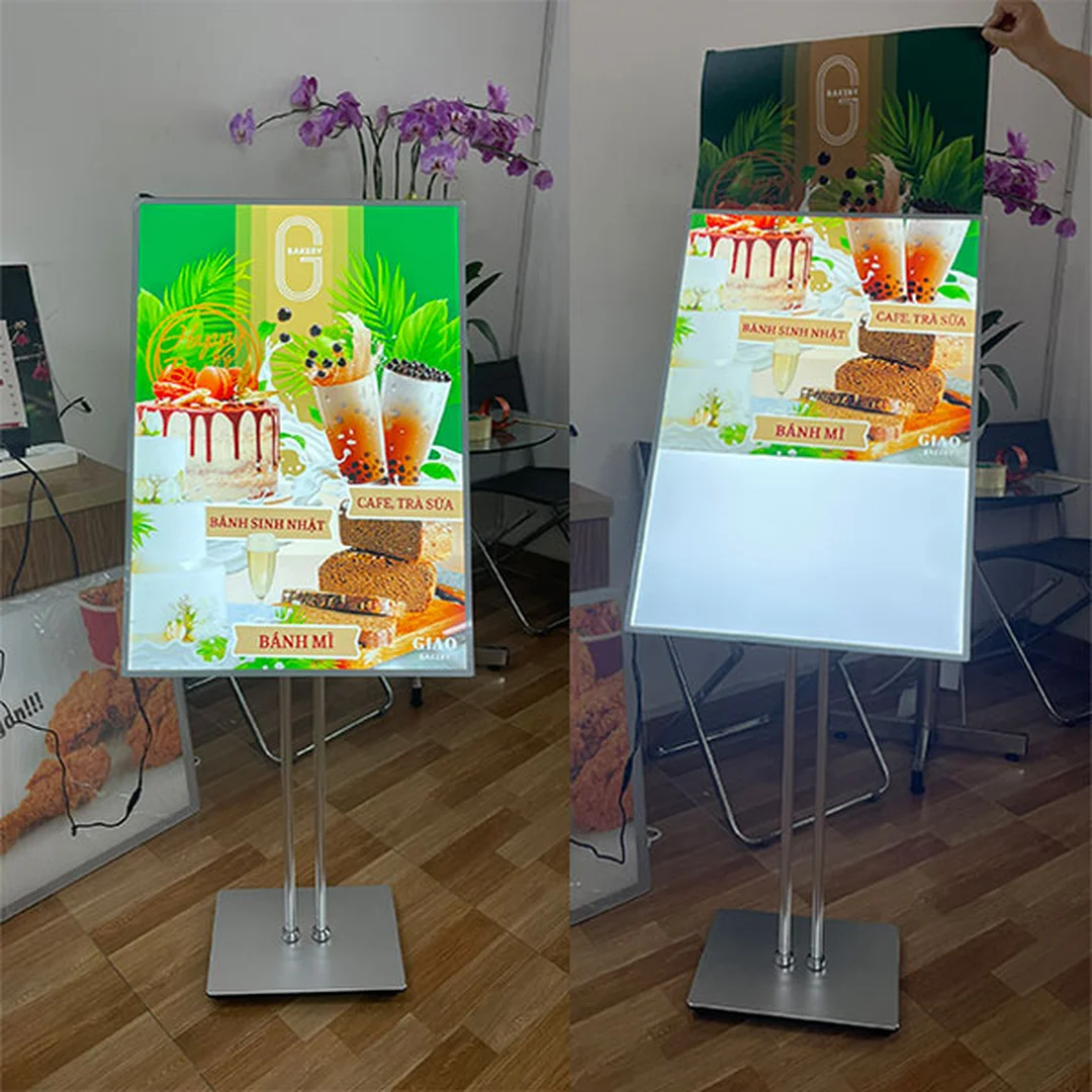khung tranh điện siêu mỏng chân dung 50x70cm