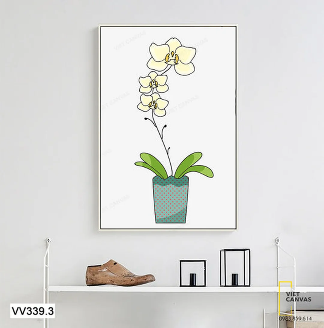 Khung tranh phong lan canvas hoa lan hiện đại khung tranh phong lan canvas hoa lan hiện đại