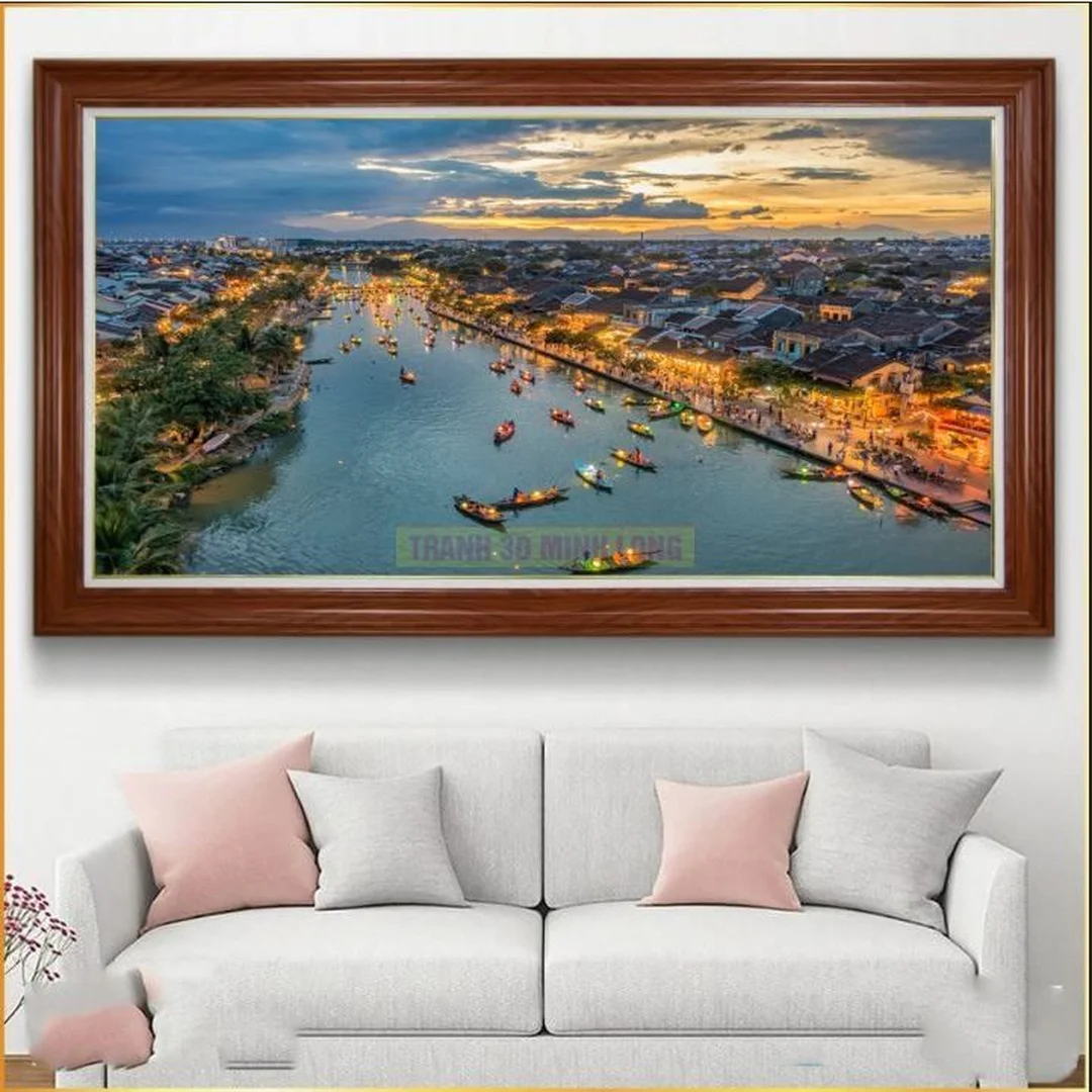 Khung tranh treo tường khổ lớn chất liệu composite giả gỗ khung tranh treo tường khổ lớn chất liệu composite giả gỗ