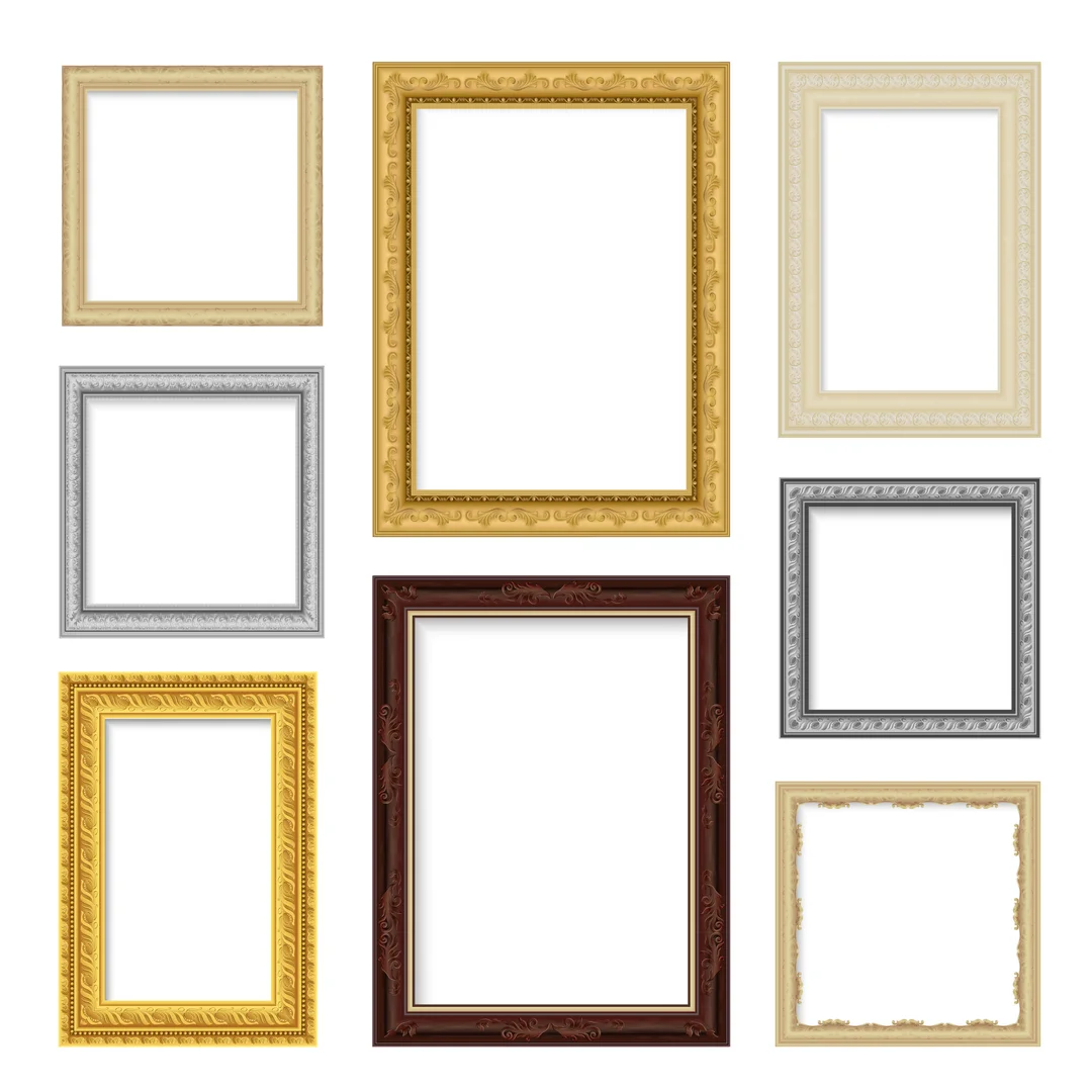 Bộ khung tranh vector cổ điển nhiều mẫu khung tranh vector bộ khung cổ điển nhiều kiểu để chọn định dạng thiết kế
