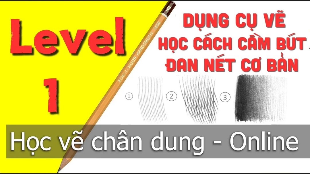 Level 1 Học vẽ chân dung từ căn bản chuẩn 100%