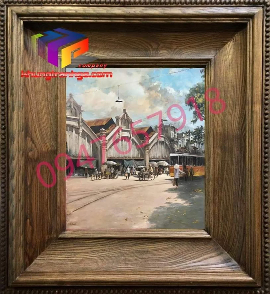 Mẫu khung tranh đẹp gỗ sồi tự nhiên mẫu khung tranh đẹp gỗ sồi tự nhiên cho nhà hiện đại
