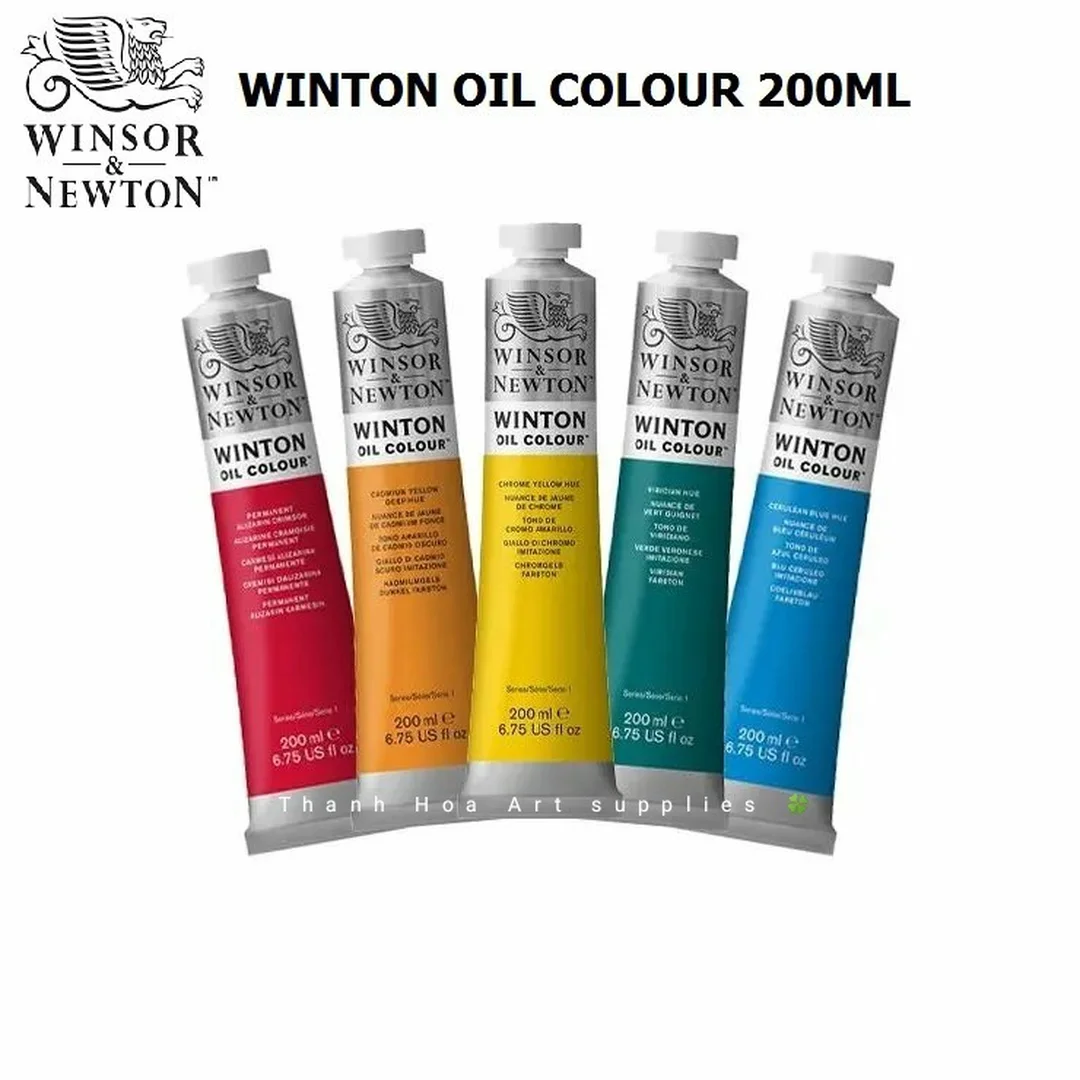 màu sơn dầu winsor and newton dùng để pha lớp màu trên bảng pha