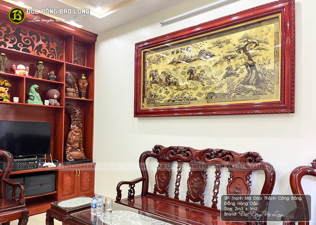 Tranh mã đáo thành công tặng tân gia mua tranh tặng tân gia mã đáo thành công