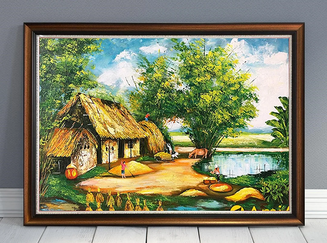 Những bức tranh sơn dầu đẹp phù hợp nhiều chủ đề treo tường những bức tranh sơn dầu đẹp theo chủ đề phong cảnh và sinh hoạt