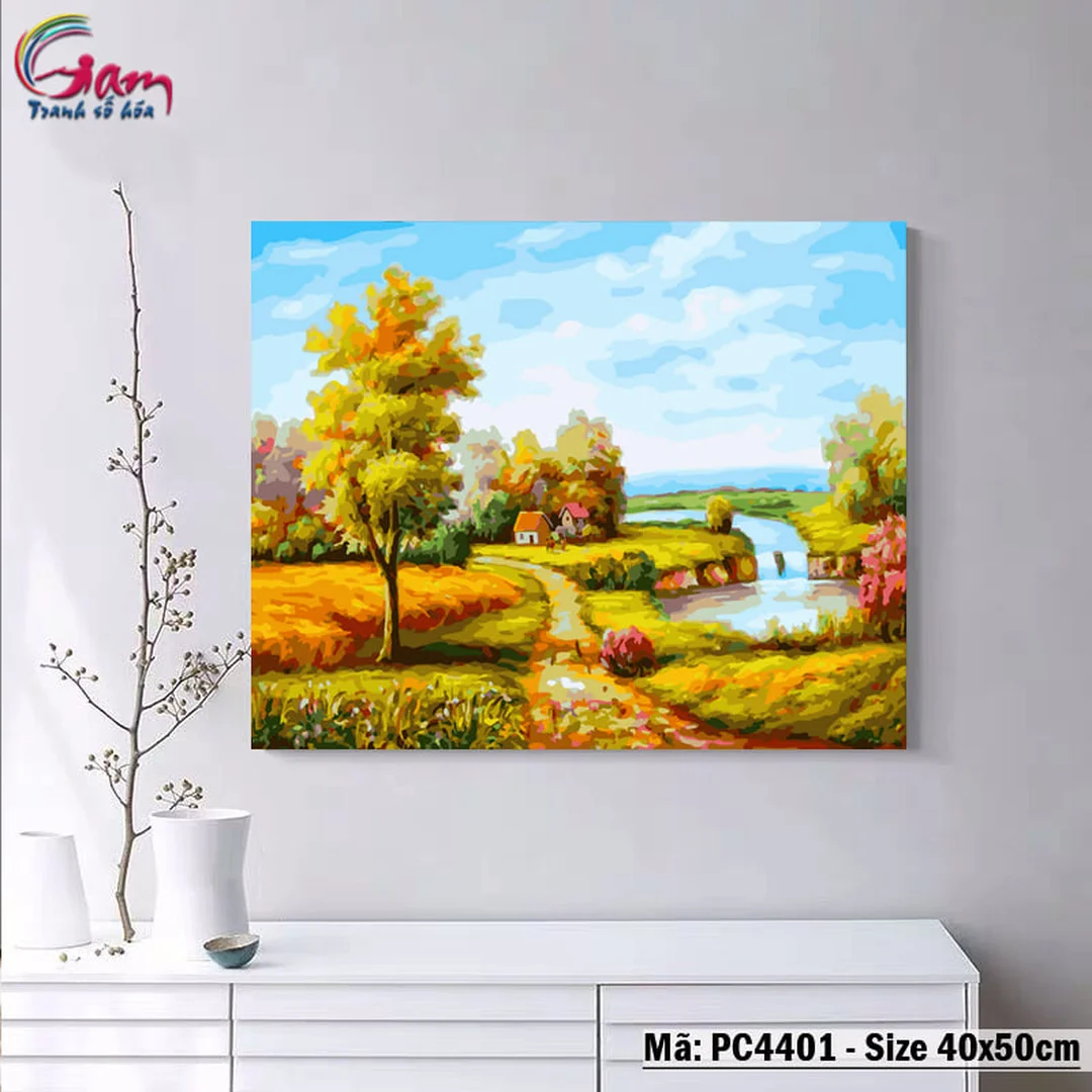 những bức tranh sơn dầu phong cảnh đẹp khổ lớn