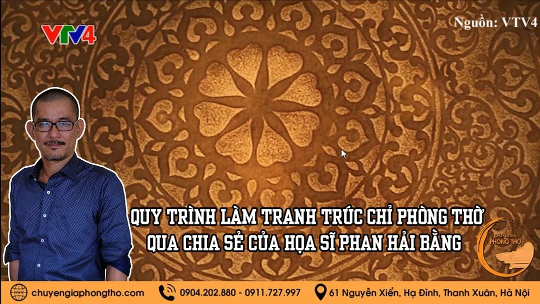 Quy trình làm tranh trúc chỉ qua chia sẻ của họa sĩ