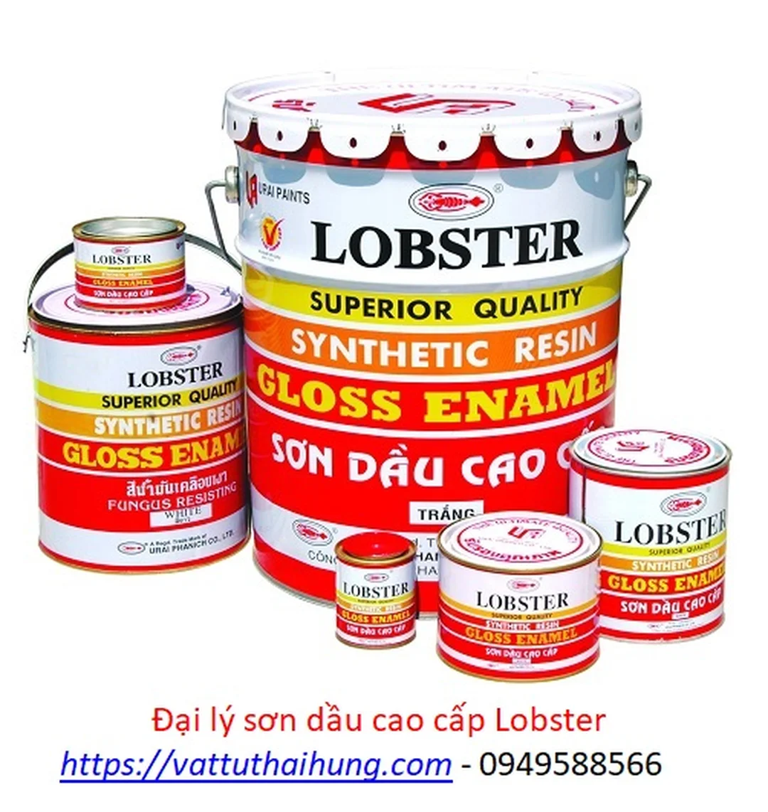 So sánh bảng màu sơn dầu Đại Bàng với sơn dầu thương hiệu khác sơn dầu cao cấp lobster dùng để so sánh khi chọn bảng màu sơn dầu đại bàng