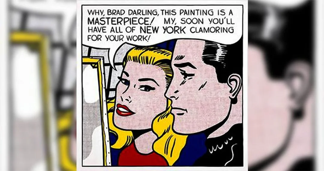 Tác phẩm hội họa nổi tiếng Masterpiece của Roy Lichtenstein
