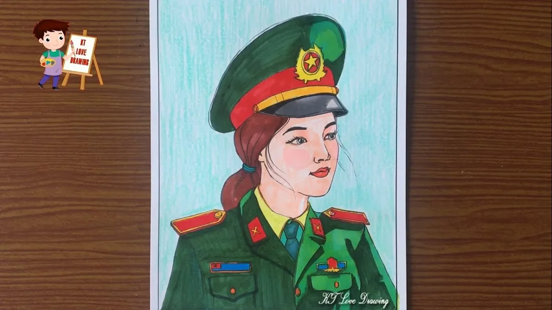 tranh chân dung chú bộ đội cần tránh sai tỷ lệ mặt và quân phục tranh chân dung chú bộ đội cần tránh sai tỷ lệ mặt và quân phục