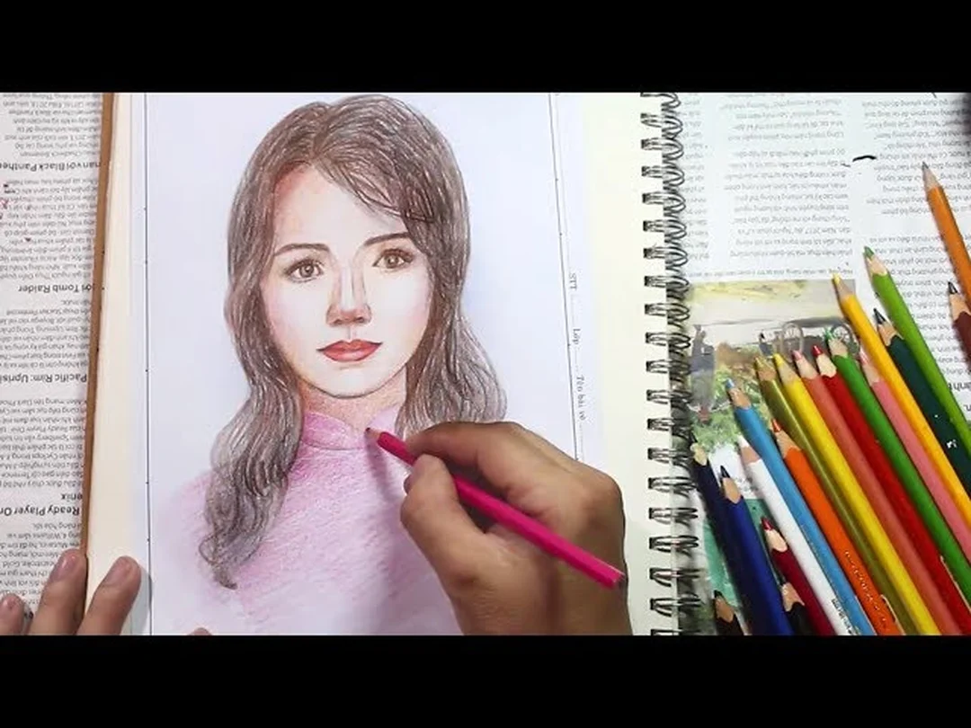 Tranh chân dung cô giáo sơn dầu so với tranh in canvas tranh chân dung cô giáo sơn dầu so với tranh in canvas