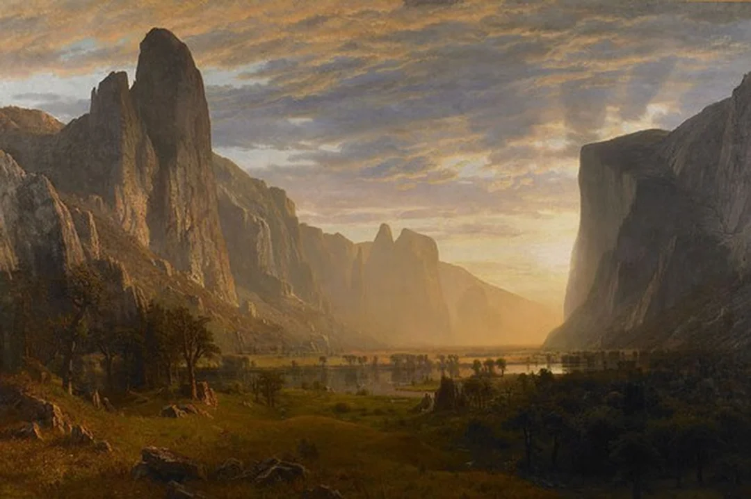 Thung lũng Yosemite trong tranh của các họa sĩ nổi tiếng thế giới tranh của các họa sĩ nổi tiếng thế giới với Thung lũng Yosemite của Albert Bierstadt