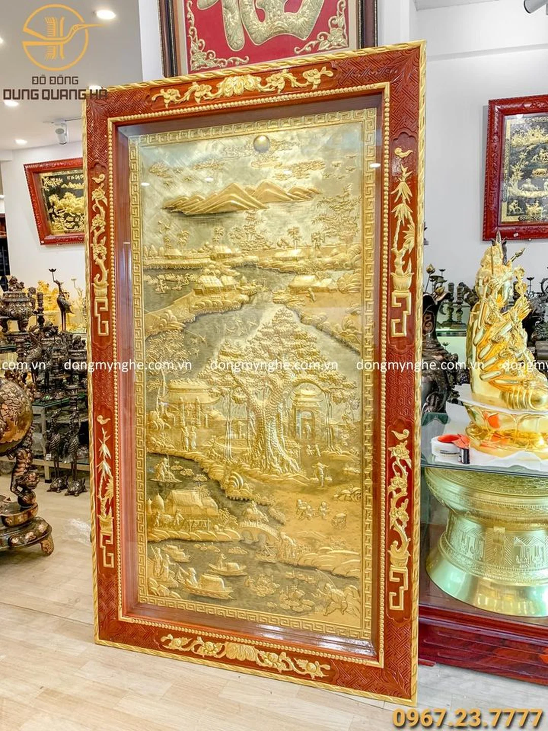 tranh đồng quê bằng đồng giá bao nhiêu khi đặt mua theo yêu cầu